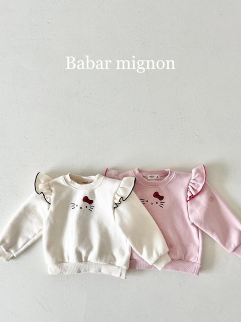 Frill Doll Embroidery Sweatshirts