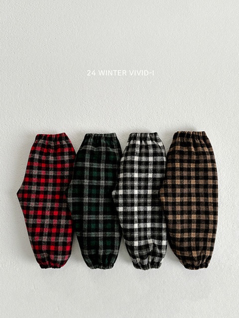 Check Winter Jogger Pants