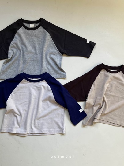 Simple Peach Raglan Tee