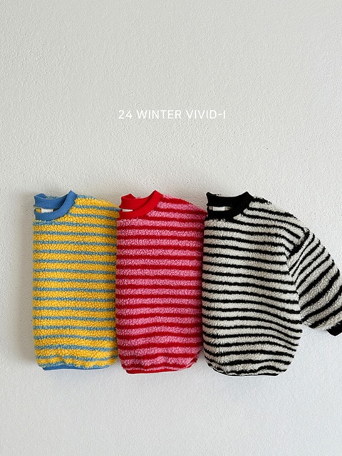 Stripe Fleece Sweatshirts