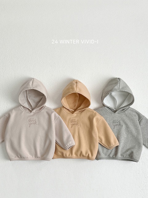 New York Embroidered Hoodie