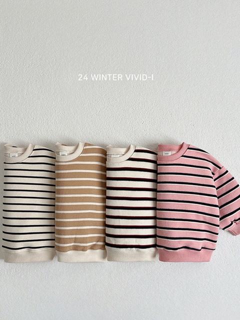 Fleece Stripe Sweatshirts