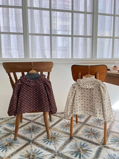 Caramel Frill Blouse