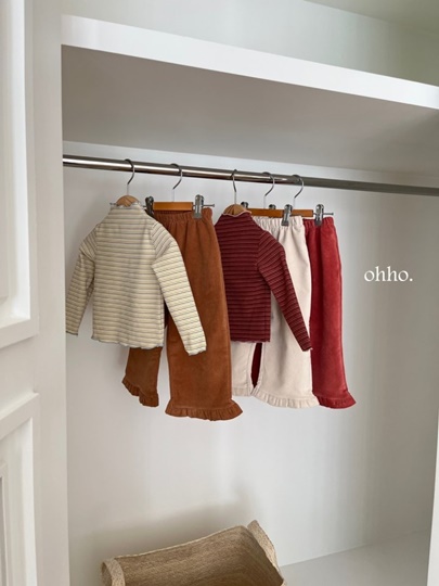 Pogen Stripe Half Turtleneck Tee