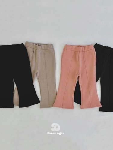 Fleece Pintuck Bootscut Pants