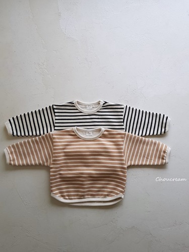 Winter Stripe Piping Tee