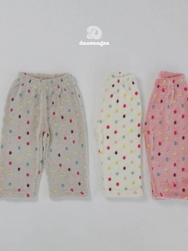 Dot Fleece Sleeping Pants