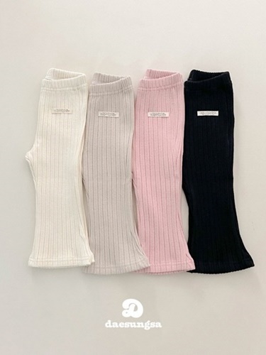 Peach Rib Bootscut Pants