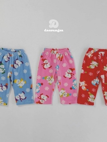 Snowman Fleece Sleeping Pants