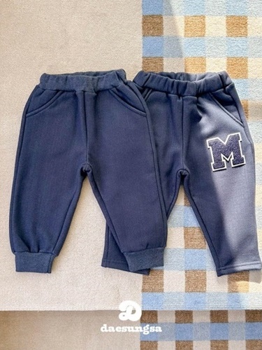 Fleece Denim Jogger Pants