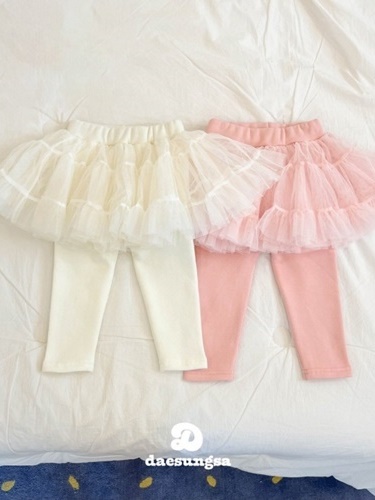 Fleece Mini Cancan Tutu Skirt Leggings