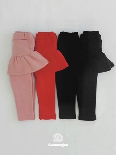 Fleece Cancan Skirt Leggings