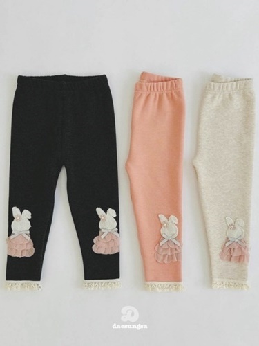Fleece Dress Rabbit Leggings