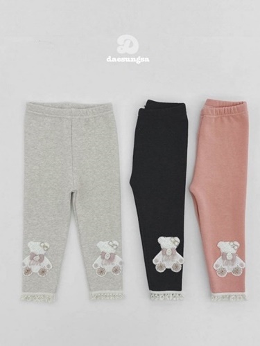 Fleece Love Bear Leggings