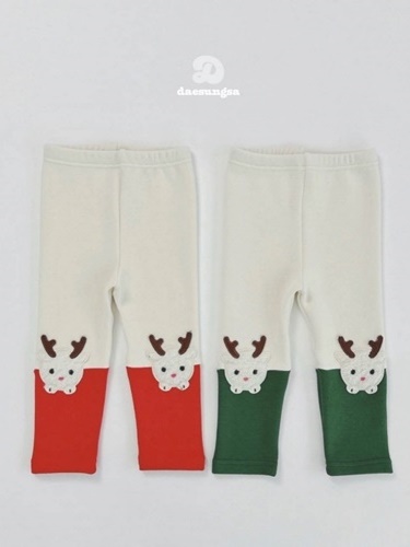 Fleece Rudolph Two Tone Leggings Fleece Rudolph Two Tone Leggings