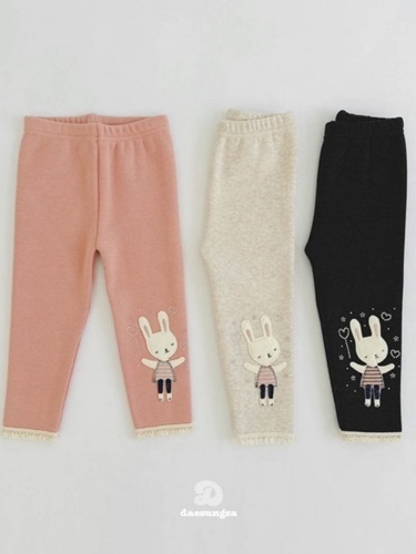 Fleece Horay Rabbit Leggings