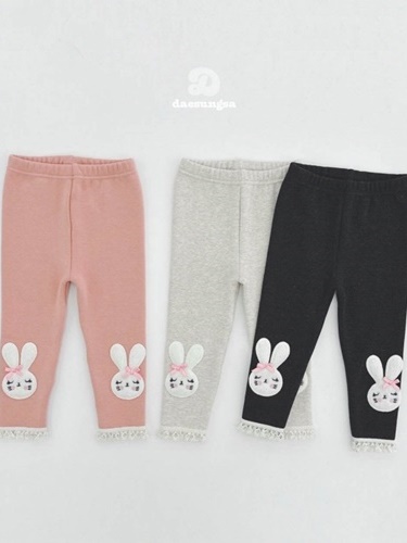 Fleece Dumble Rabbit Leggings
