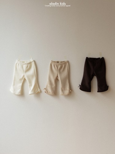 Warm Ribbon Bootscut Pants