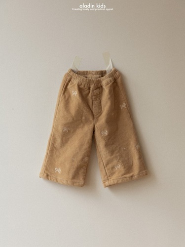 Ribbon Embroidery Pants