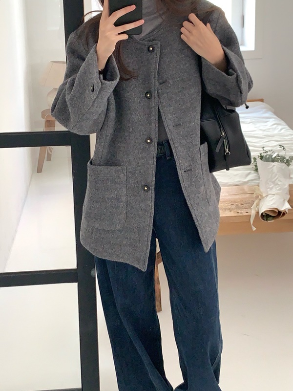 Round Wool Jacket