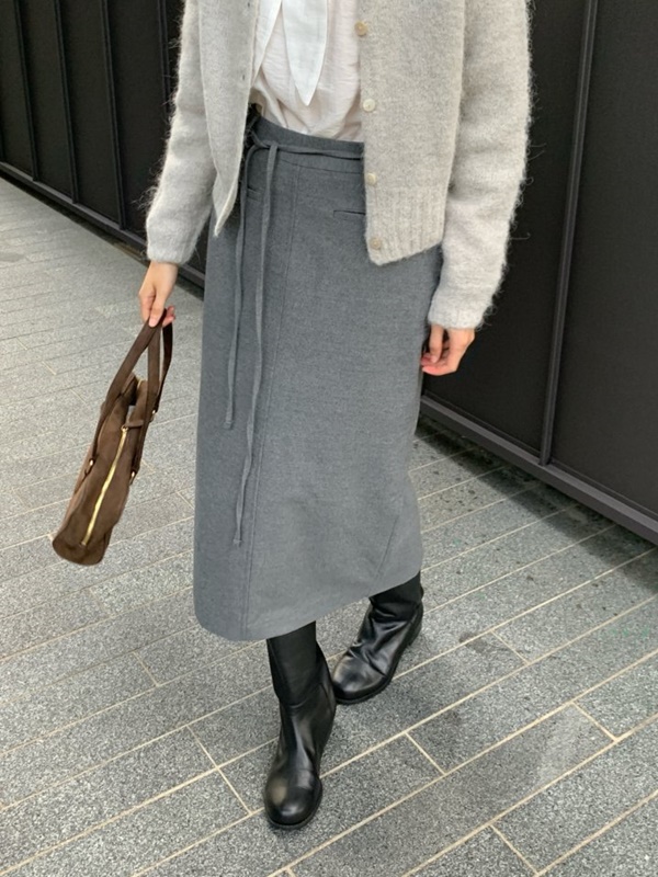 Maxi Wool Skirt