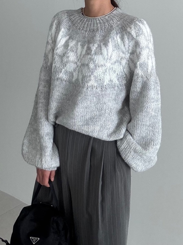 Snow Long Knit Sweater