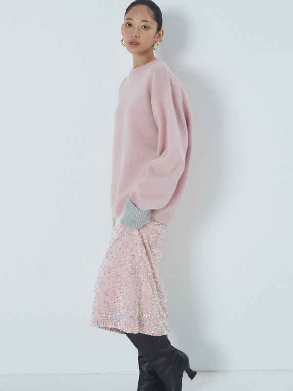 Long Spangle Skirt