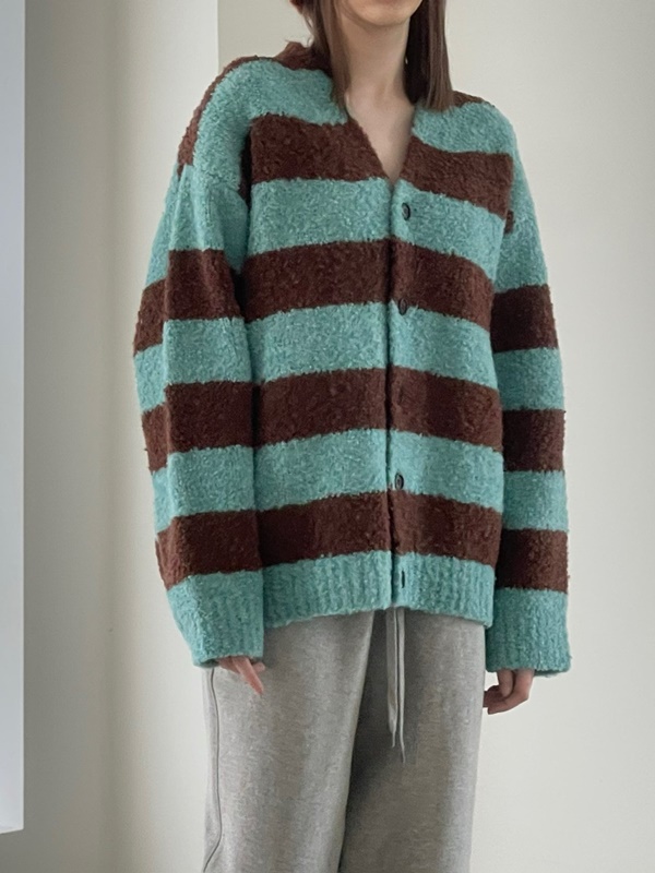 Buckle Stripe Cardigan
