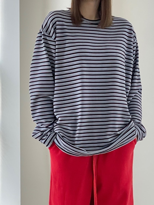 Peach Stripe Tee