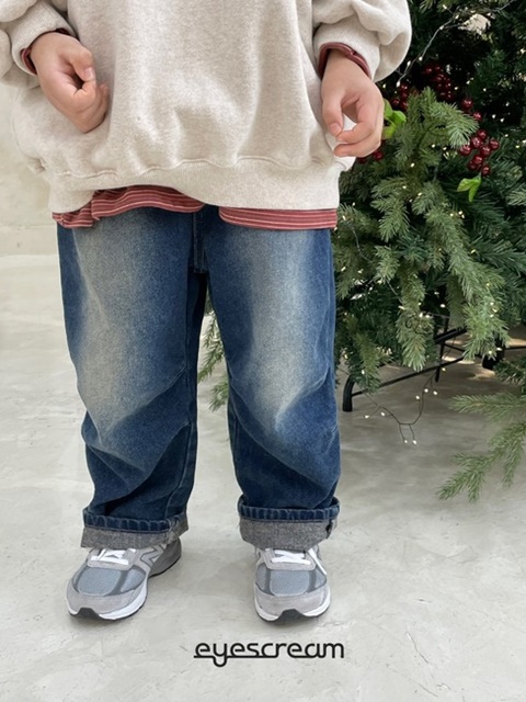 Para Fleece Denim Pants