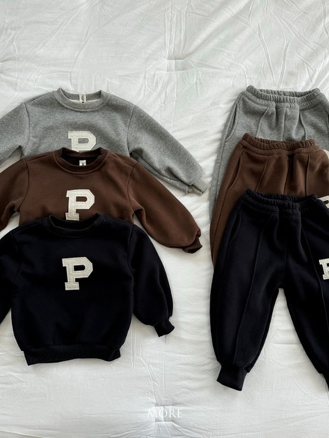 P Logo Top Bottom Set