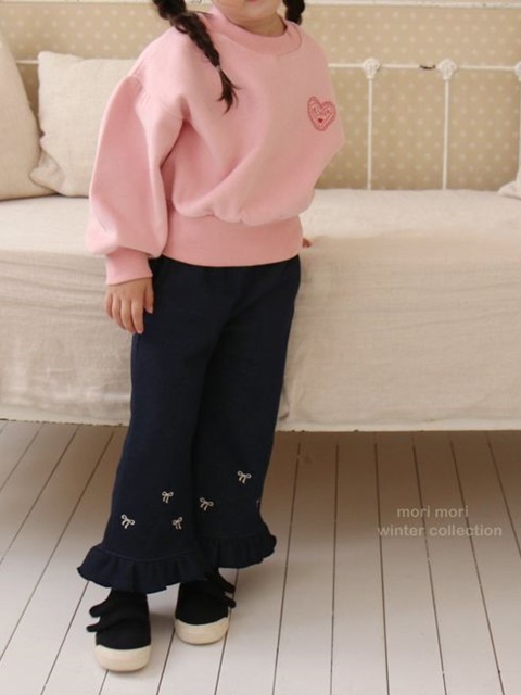 Ribbon Frill Pants