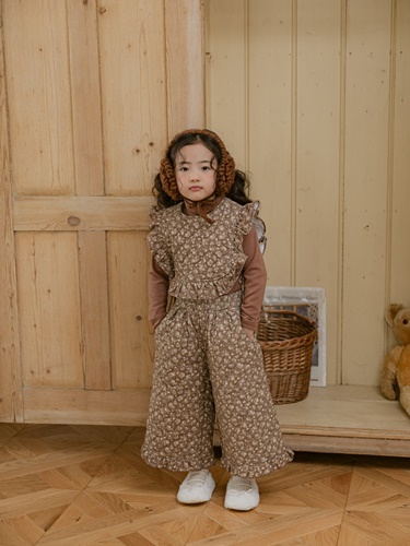Frill Quilted Pants