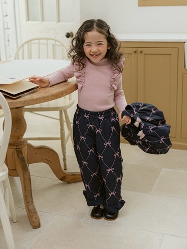 Quilted Ribbon Pants