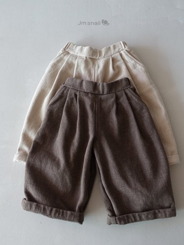 Fleece Pleated Pants