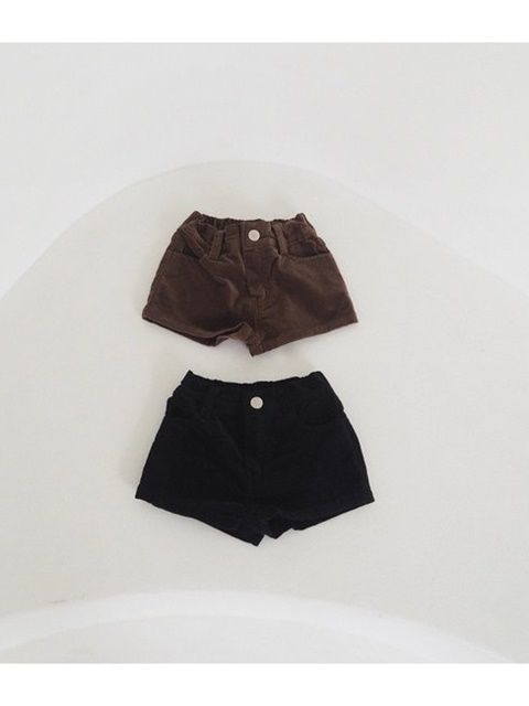 Velveteen Short Pants