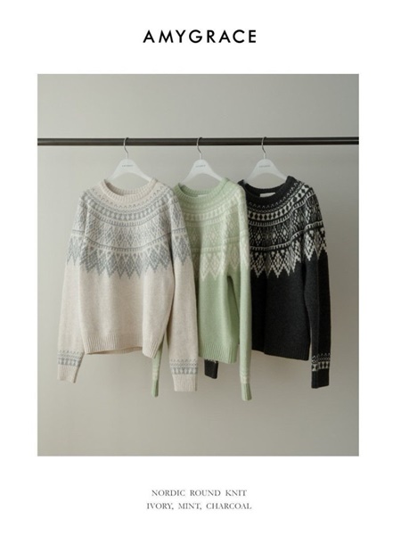 Nordic Round Knit Sweater