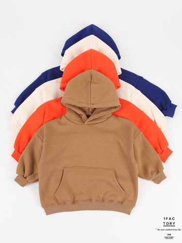 Heavy Round Peach Hoody
