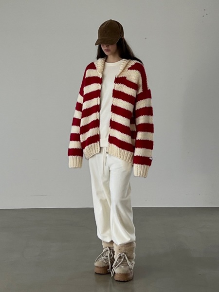 Coychan Handmade Stripe Cardigan