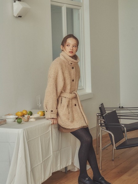 Boucle Half Coat