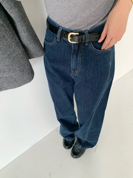 Fleece Inside Denim Pants