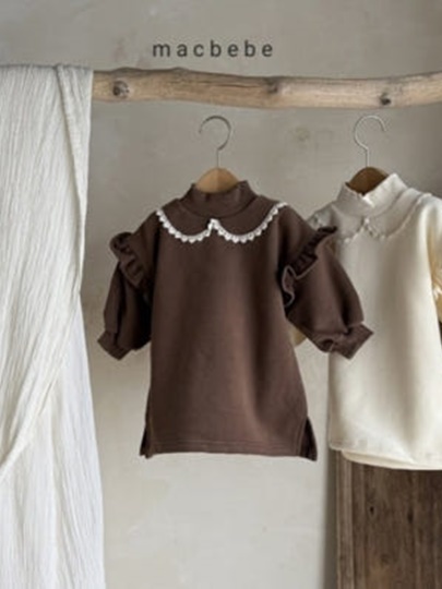 Turtleneck Frill One-piece