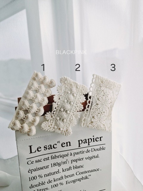 Square Lace Hairclip