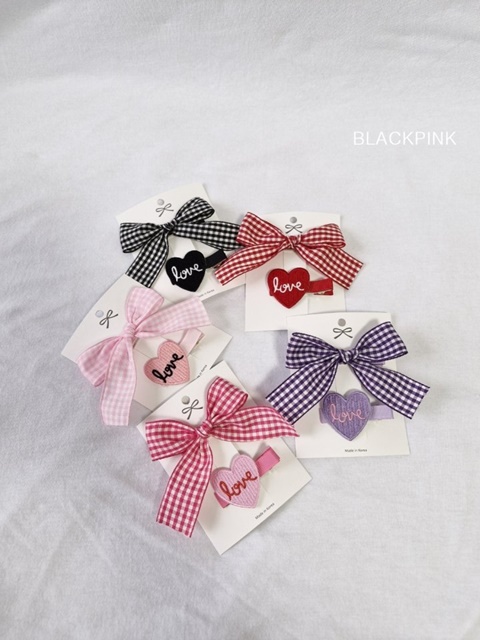 Check Heart Ribbon Set