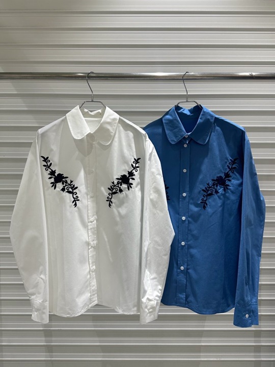 Flower Embroidery Shirt