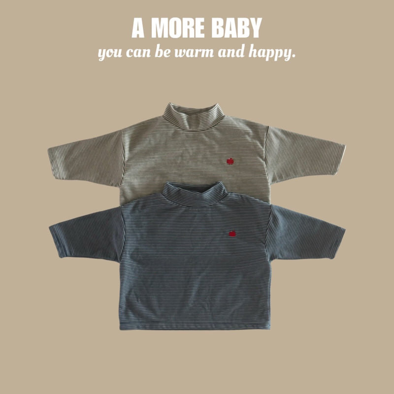 A More - Korean Baby Fashion - #babyoninstagram - Bebe Apple Turtleneck Tee - 11