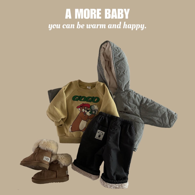 A More - Korean Baby Fashion - #babylifestyle - Bebe Like Hood Padding - 4