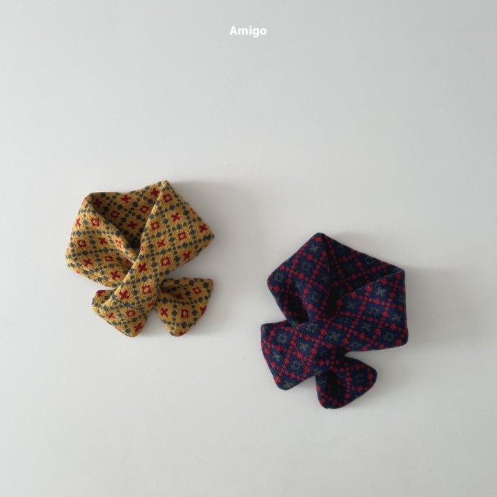 Amigo - Korean Children Fashion - #kidzfashiontrend - Retro Muffler - 5