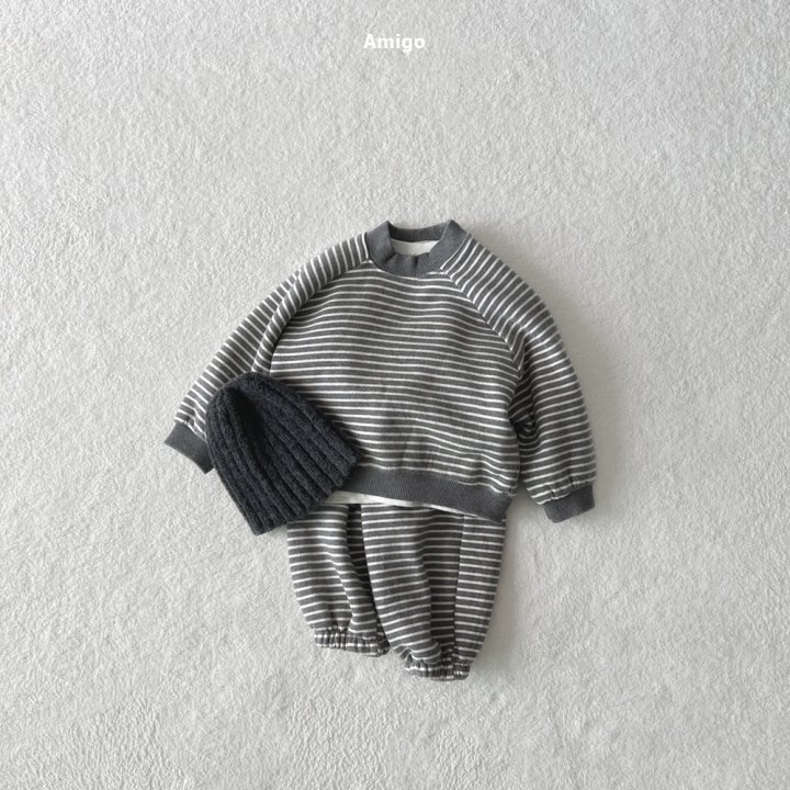 Amigo - Korean Children Fashion - #minifashionista - Marie Stripe Pants - 8