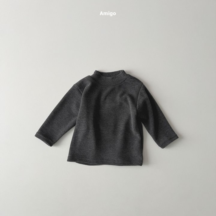 Amigo - Korean Children Fashion - #toddlerclothing - Nine Turtleneck Tee - 6